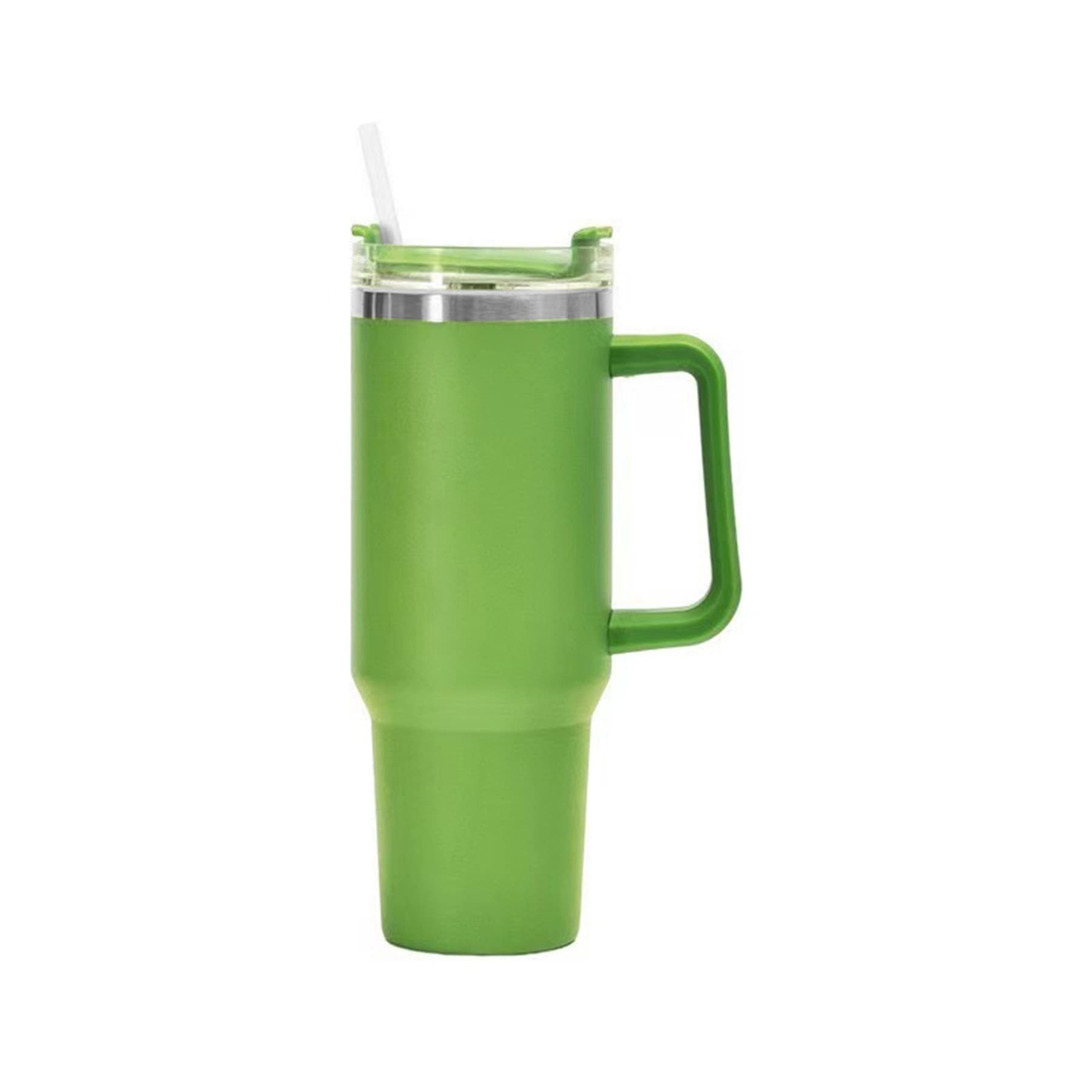 40Oz Custom Insulated Tumbler with Handle and Straw thumbnail 15