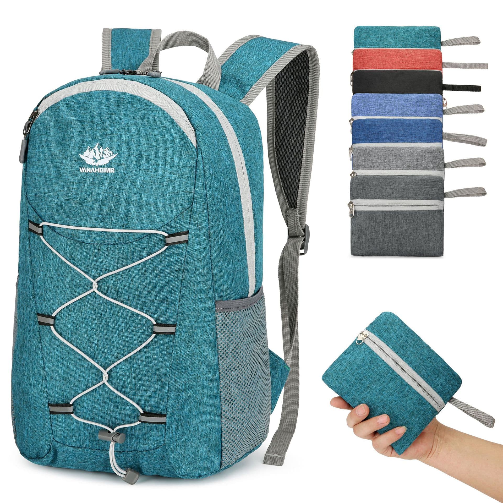 Outdoor Foldable Camping Hiking Daypack Travel Backpack thumbnail 9
