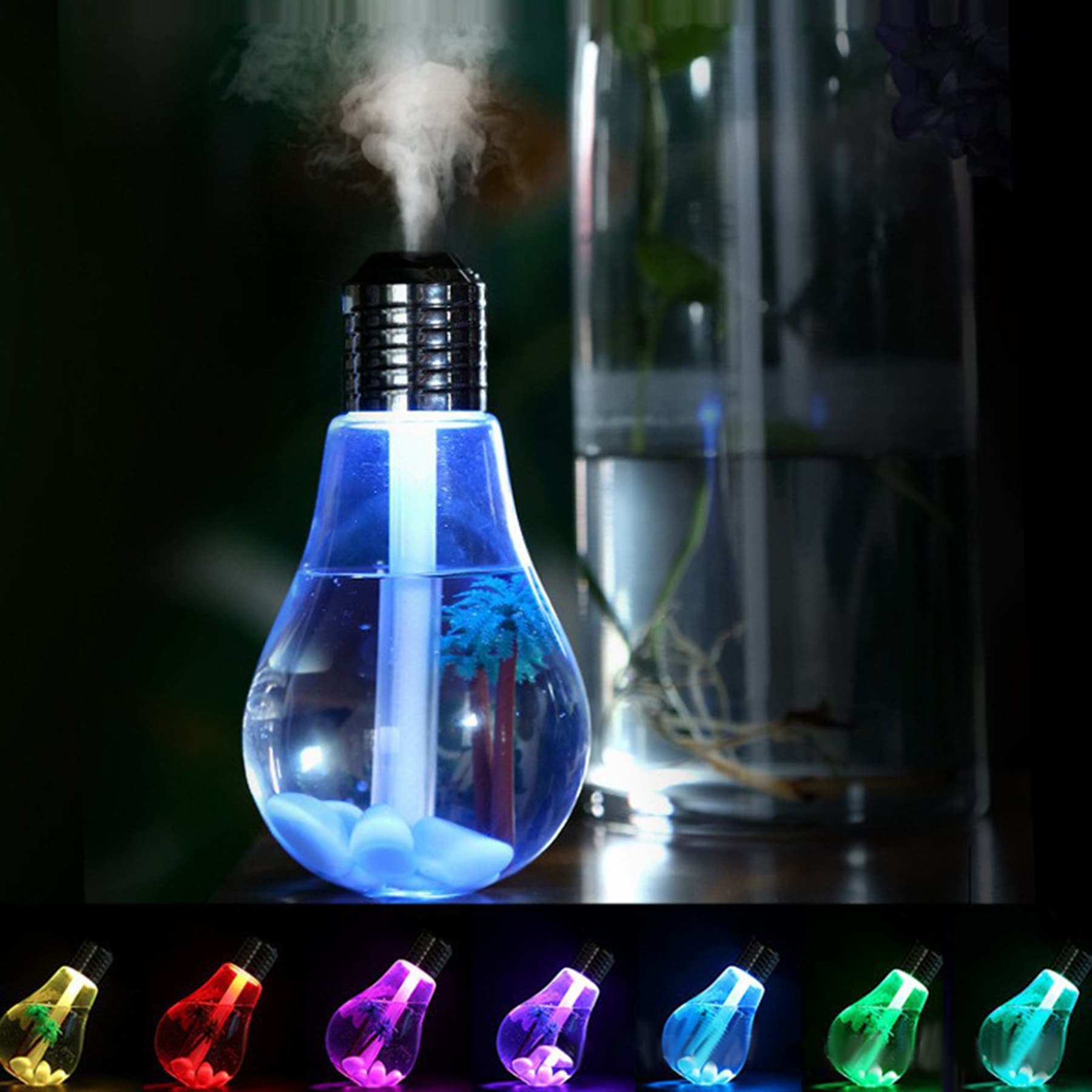 Bulb Shaped Landscape Air Humidifier thumbnail 7