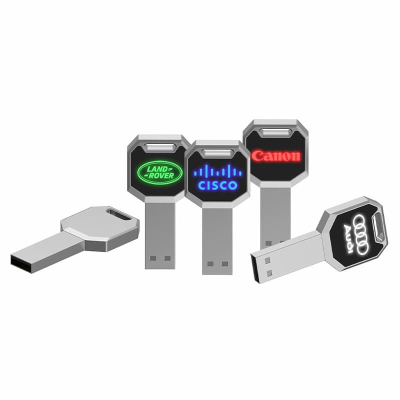 Light Up Logo USB Drive 8GB thumbnail 3