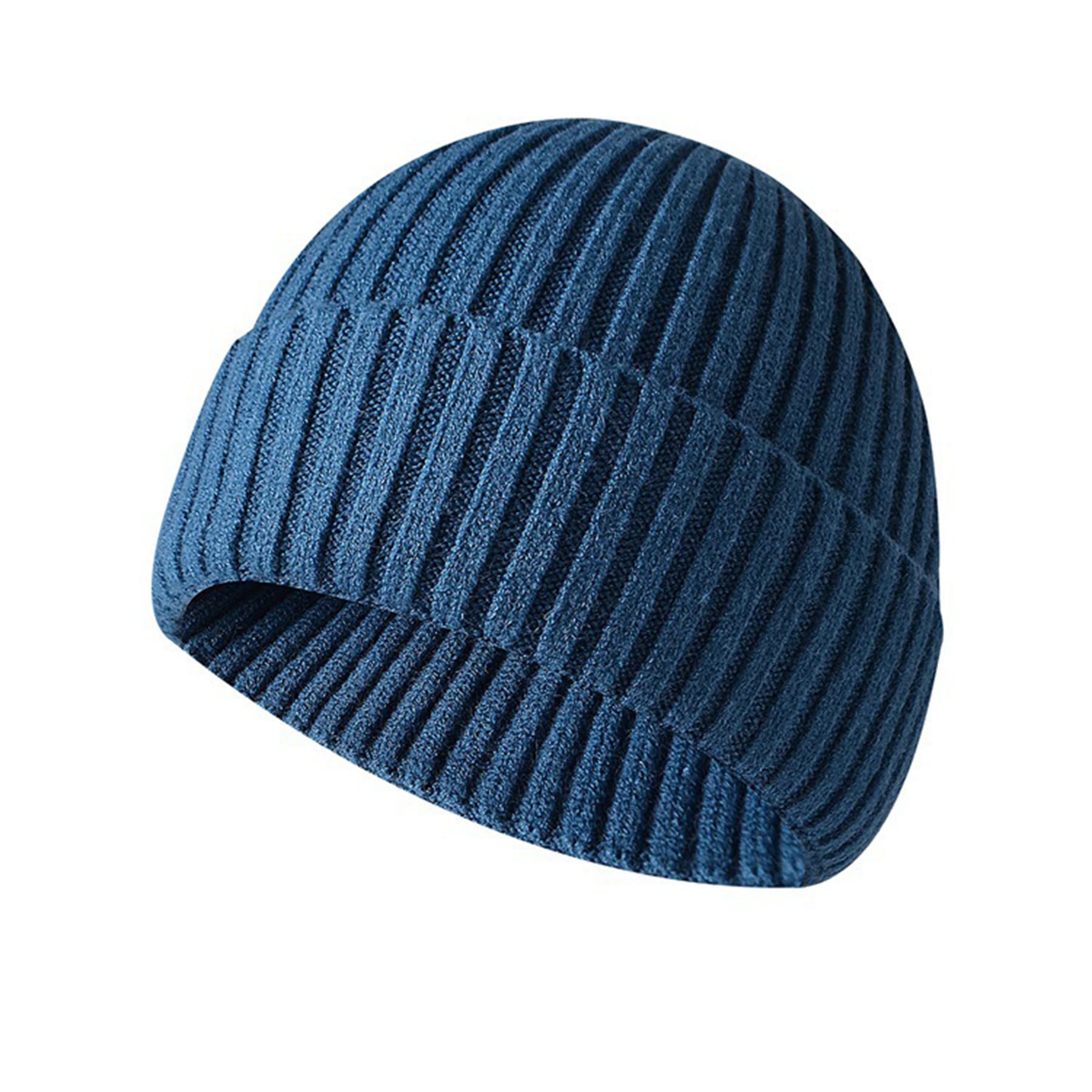 Winter Men's And Women's Knitted Foldover Hat thumbnail 7