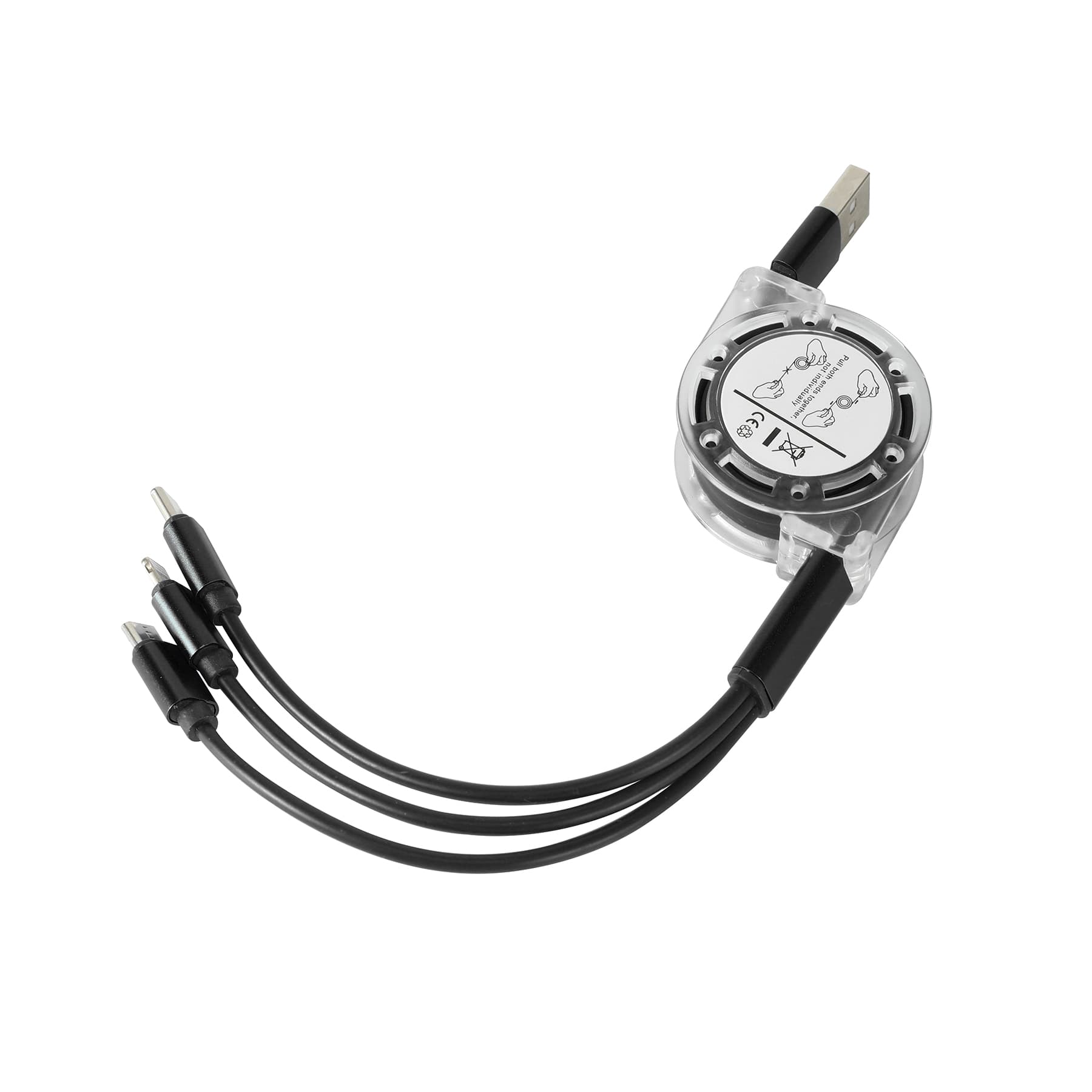Portable 3 In 1 Retractable Charging Cable thumbnail 7