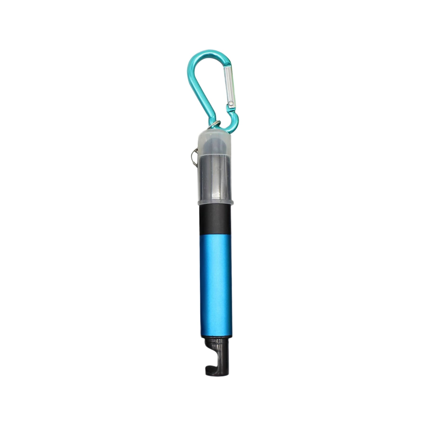 5-In-1 Light Up Stylus Ballpoint Pen With Carabiner thumbnail 4