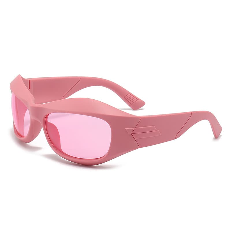 Fashion Y2K Oversized Futuristic Oval Sunglasses thumbnail 8