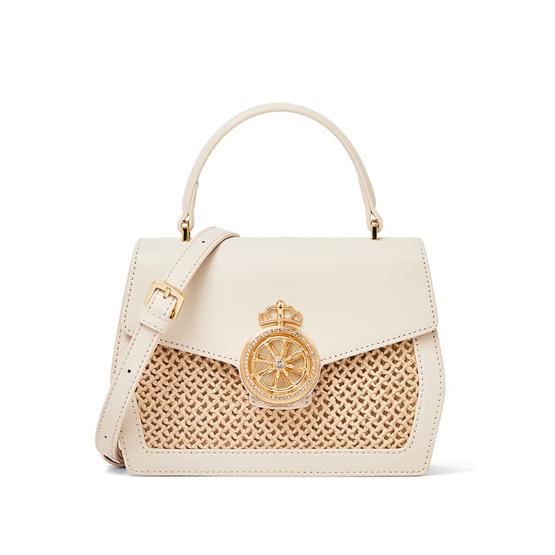 Genuine Leather woven cross-body bag thumbnail 5