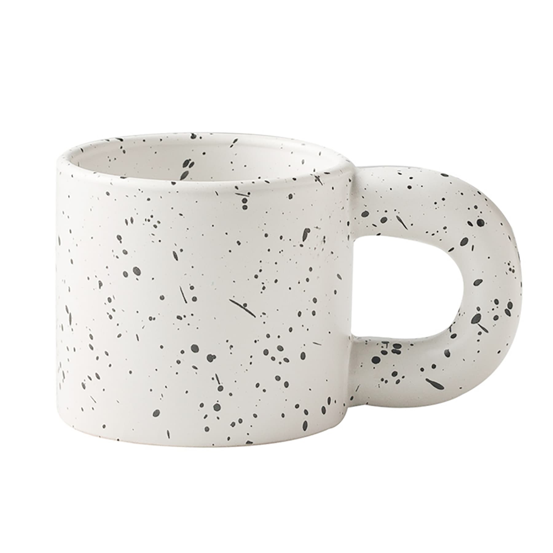 10 Oz Spotted Ceramic Mug