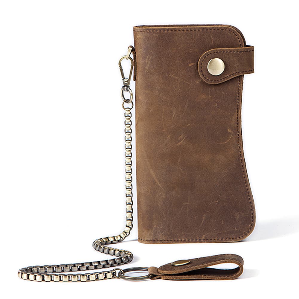 Embossed Dragon Pattern Multi Clip Leather Wallet thumbnail 2