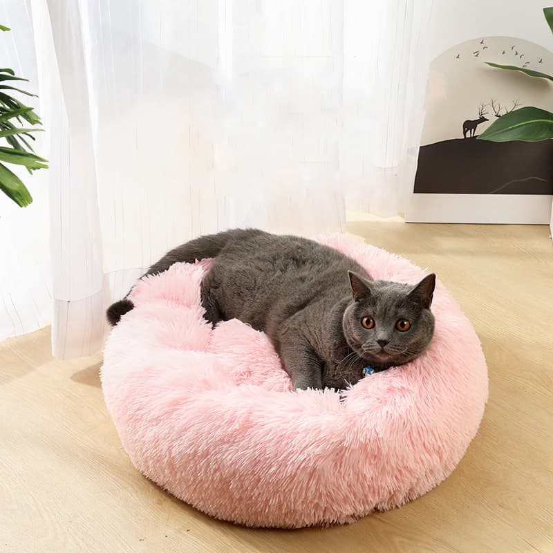 Pet Beds for Cats Dog Memory Foam Donut Cuddler thumbnail 6