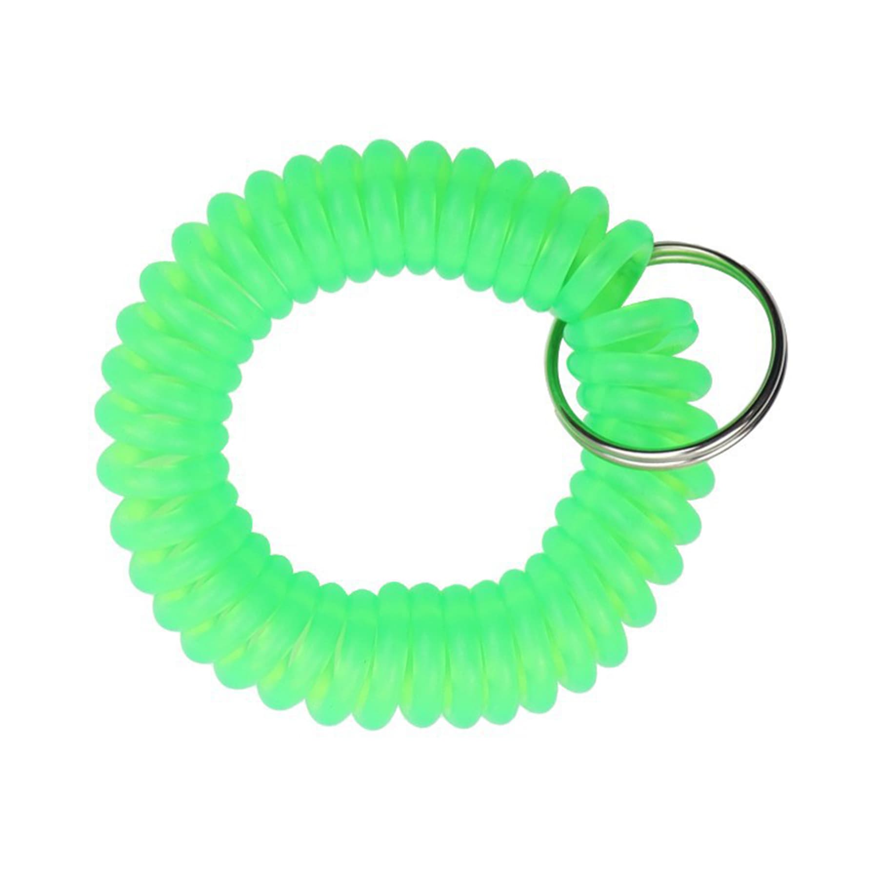 Custom Spiral Wrist Coil Keychain W/ Tag thumbnail 5