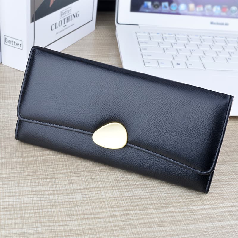 Women’S Leather Large Capacity Purse Card Bag thumbnail 12