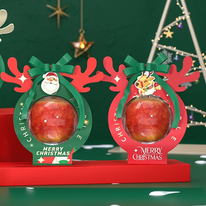 Transparent Festive Christmas Candy Packaging Handle Box thumbnail 7
