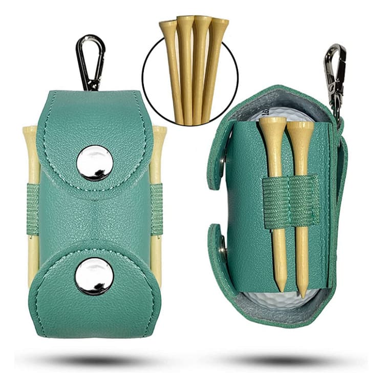 Leather Golf Ball Pouch thumbnail 5
