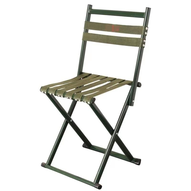Outdoor Portable Folding Iron Oxford Chair thumbnail 4
