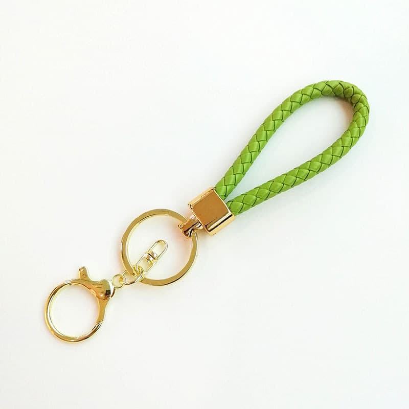 Braided PU Leather Keychain thumbnail 2