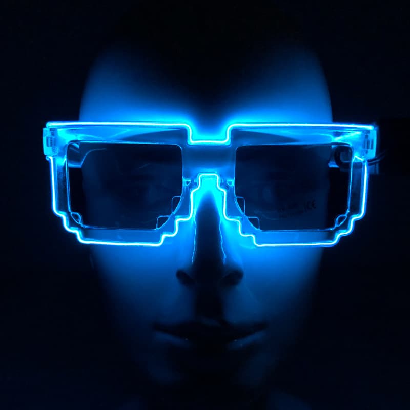 LED Luminous Creative Party Light up Flashing Glasses thumbnail 3