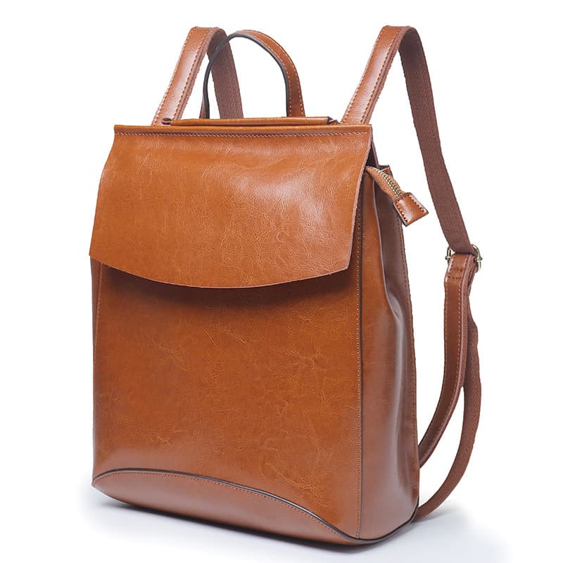 Genuine leather women’s bag backpack thumbnail 6