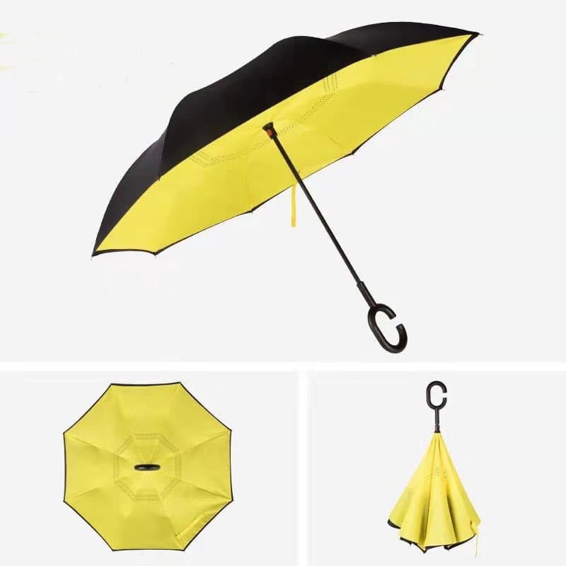 C-Shaped Handle Reverse Umbrella thumbnail 5