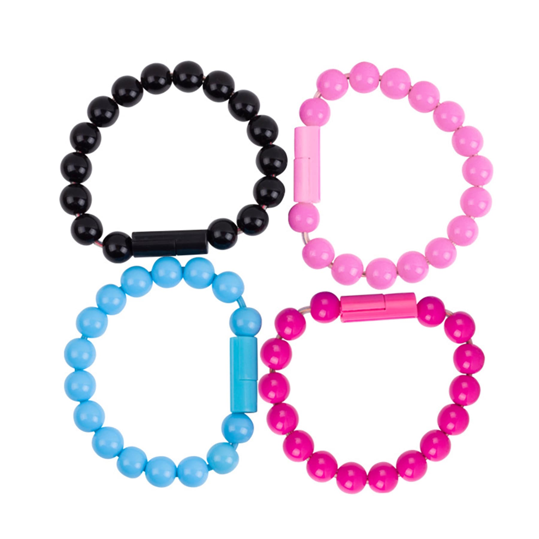Beaded Bracelet W/Fast Usb Charger Cable thumbnail 4