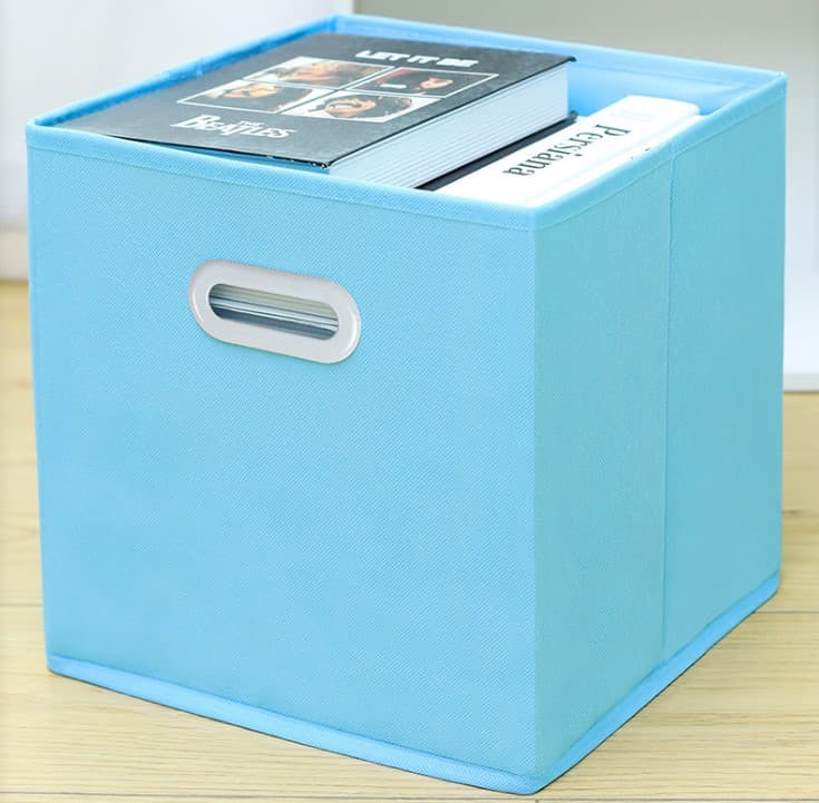 Foldable Non-Woven Cloth Fabric Organizer Storage Cube thumbnail 4