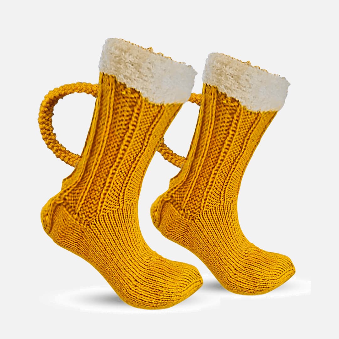 Funny 3D Beer Mug Socks thumbnail 3