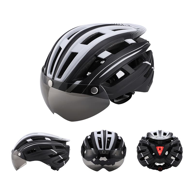 Adjustable Bicycle Helmet With Rear Light thumbnail 10
