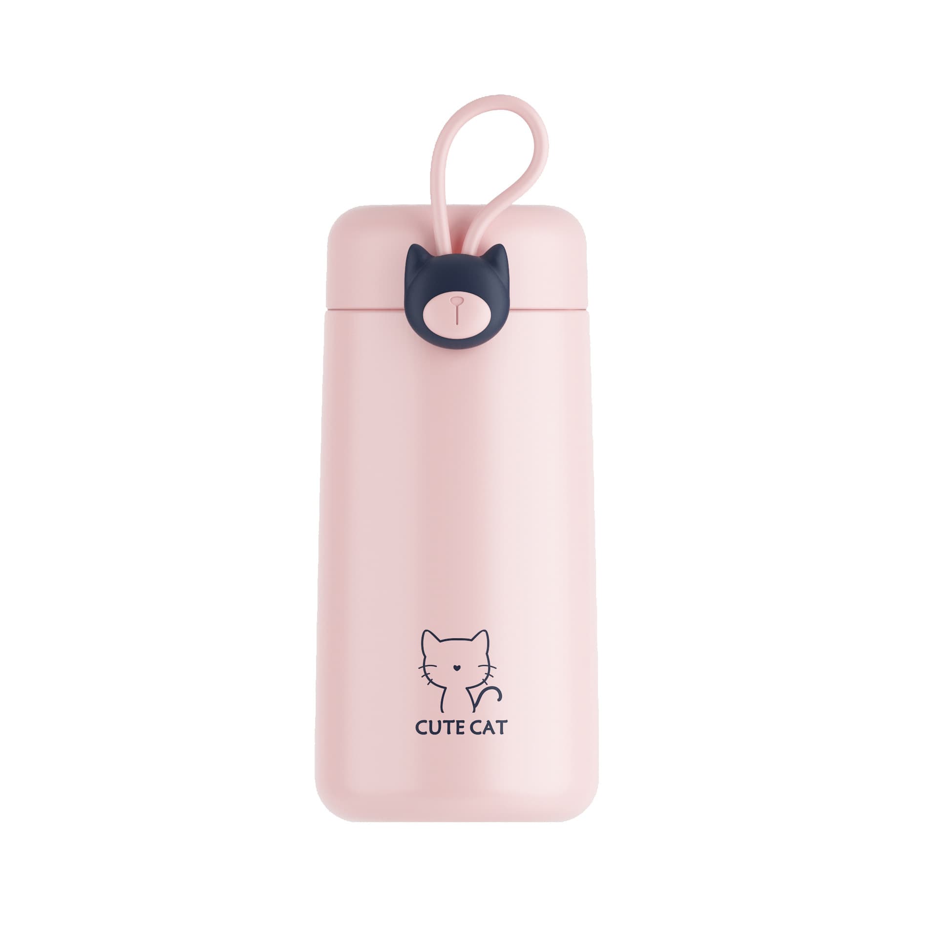 9.5Oz stainless steel cartoon cute portable insulation bottle thumbnail 4