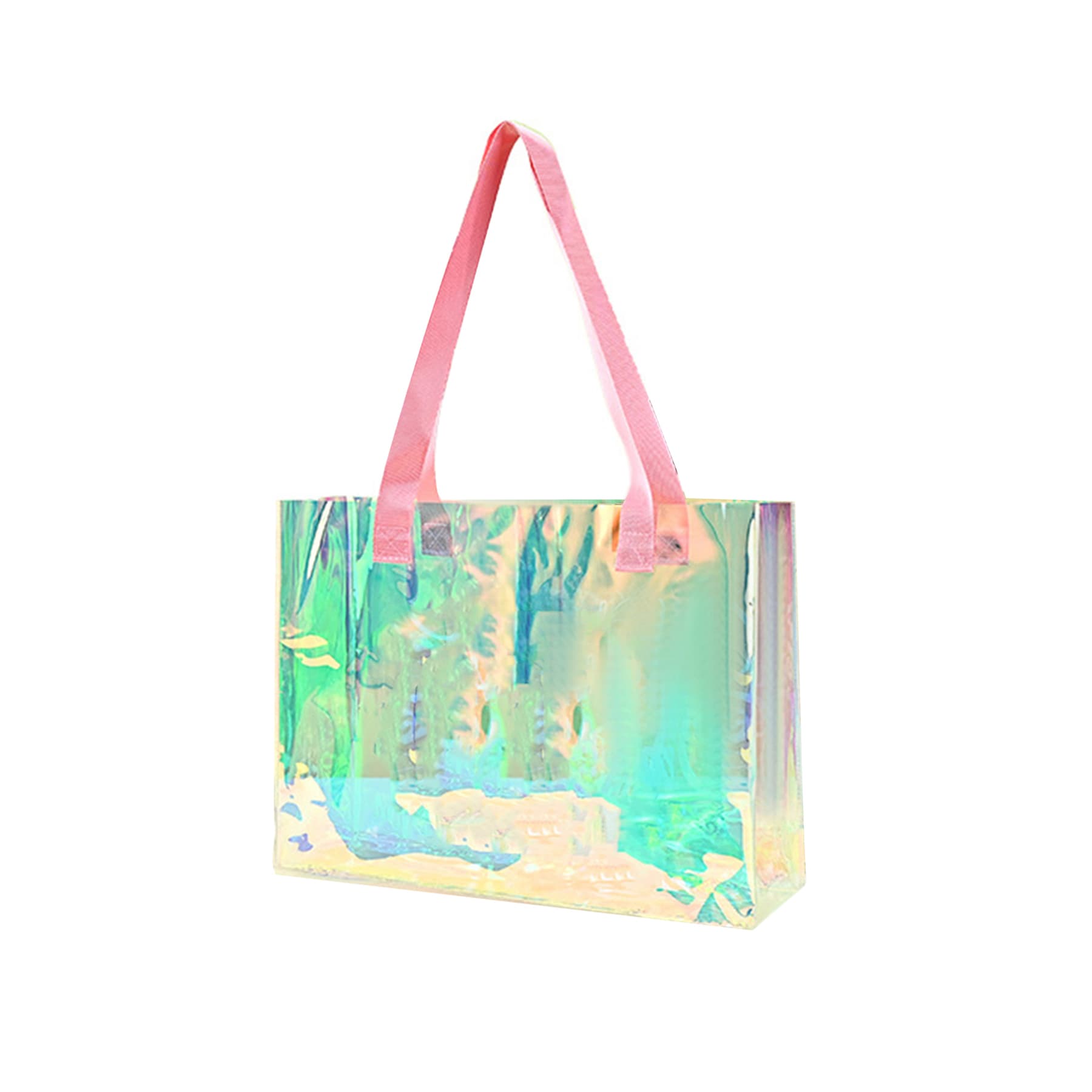 Holographic Laser PVC Fashon Shopping Tote Bag thumbnail 2