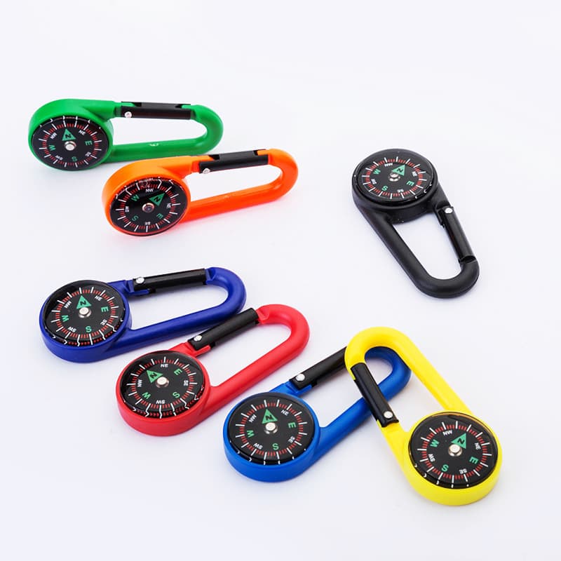 Carabiner With Compass