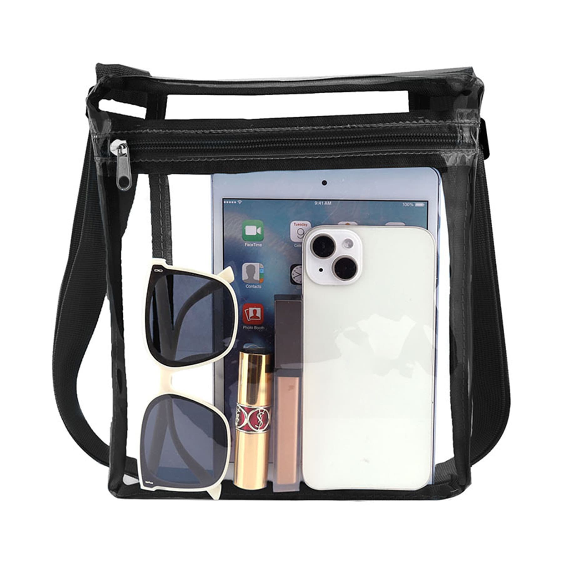 Pvc Transparent Crossbody Single Shoulder Bag thumbnail 4