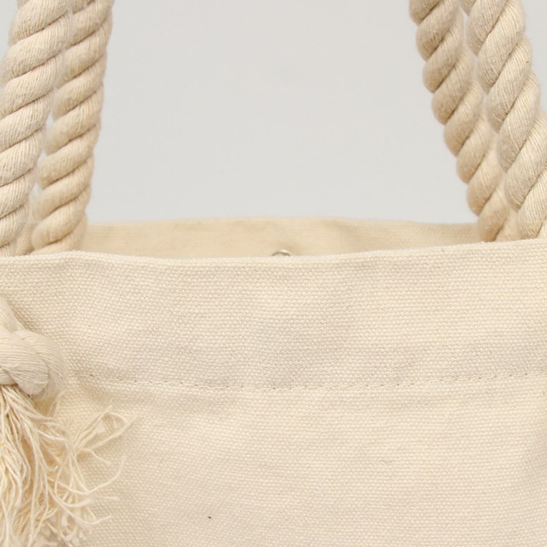 12 oz. Canvas Boat Tote w/ Rope Handles & Buckle