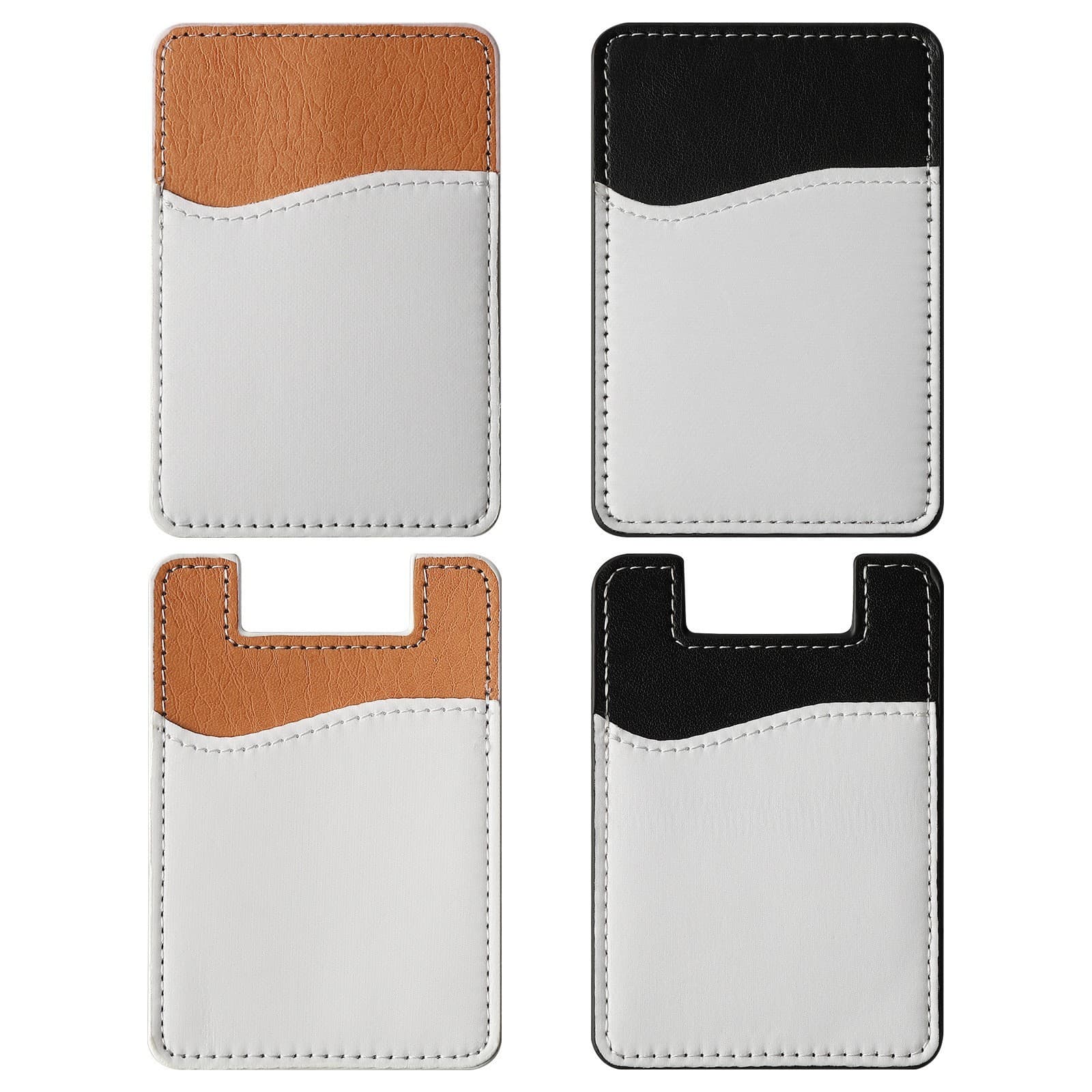 Panda slim PU leather credit card holder bag