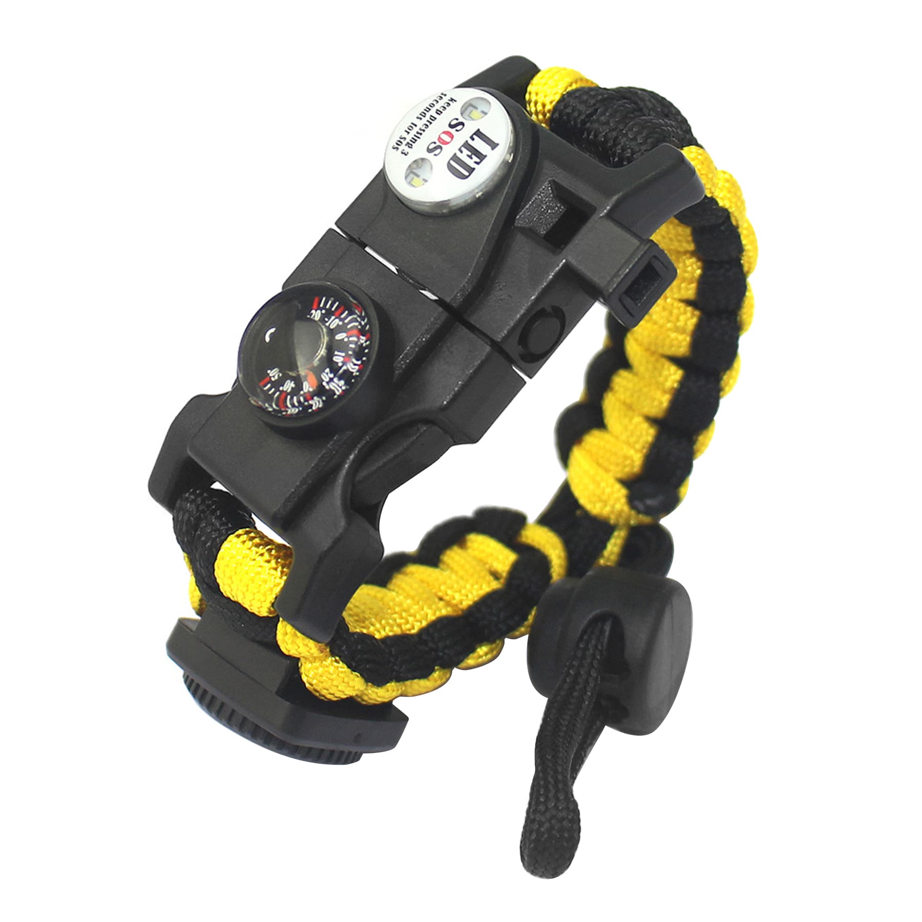 Multi Functional 5 In 1 Paracord Survival Keychain thumbnail 3