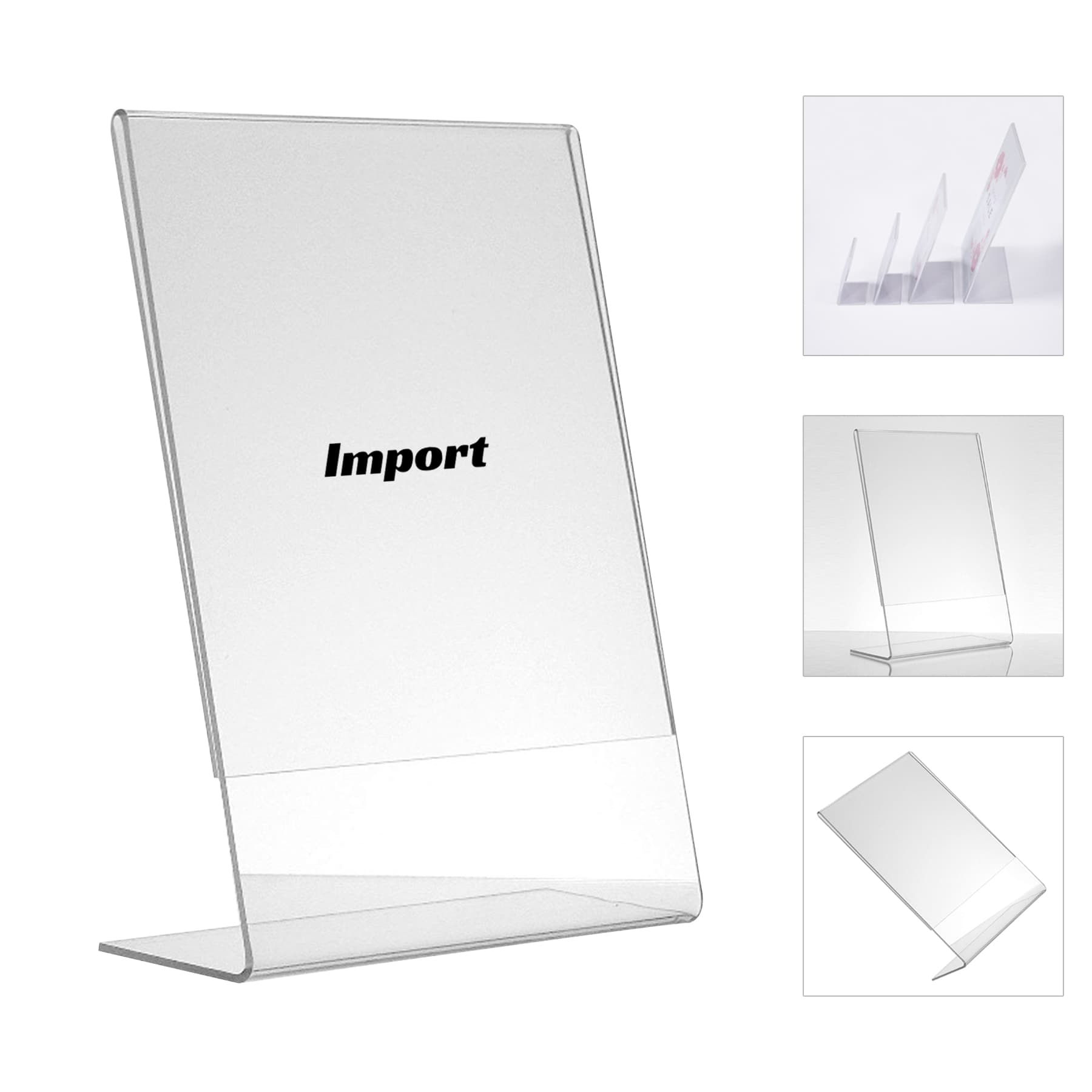 8.5''X11'' Acrylic Clear Sign Holder Plastic