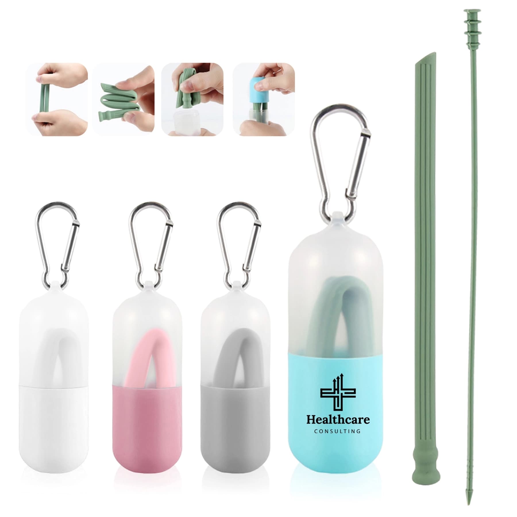 Reusable Silicone Straw & Brush Kit thumbnail 6