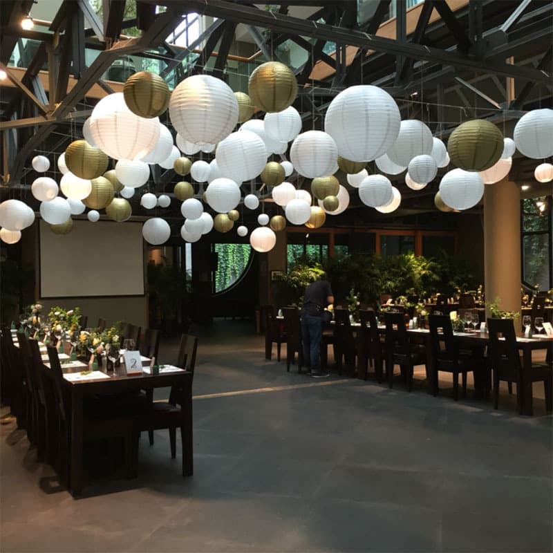Hanging Paper Lantern Decorations for Party Holidays thumbnail 2