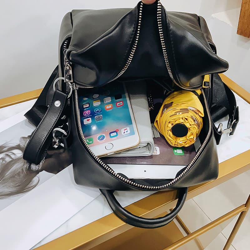 PU Leather Women Backpack Purse thumbnail 2
