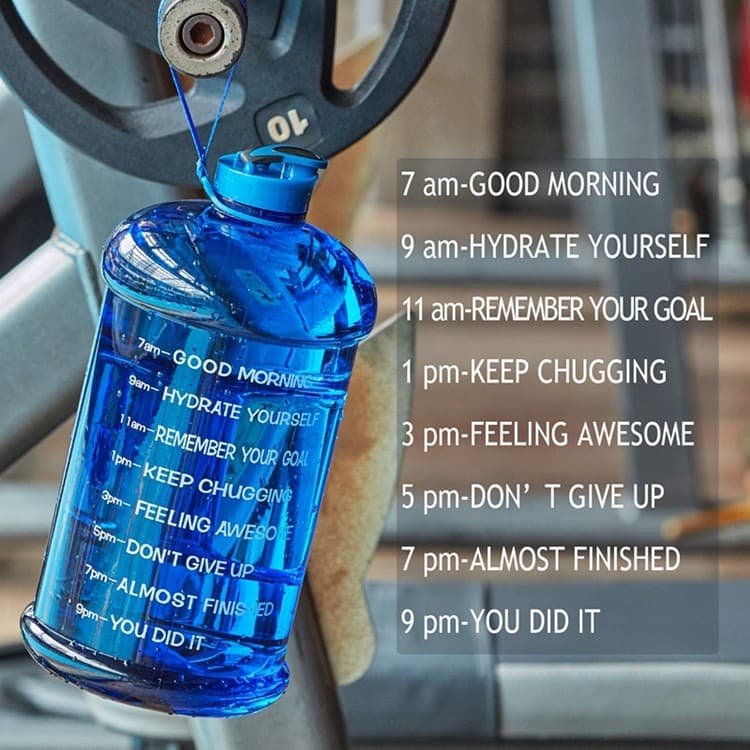 64oz Water Bottle with Time Marker thumbnail 3