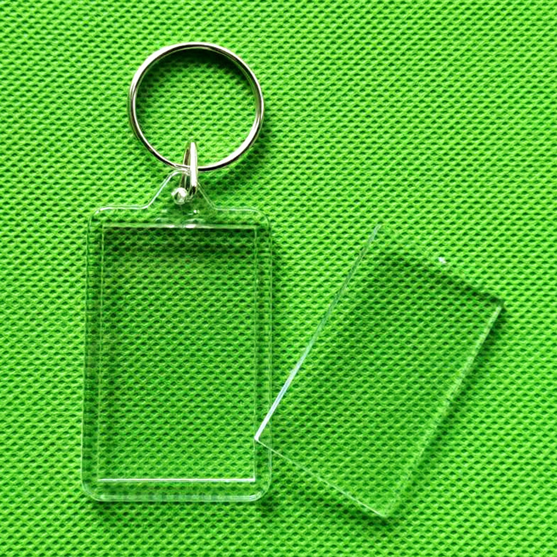 Rectangle Acrylic Photo Insert Keytag thumbnail 6