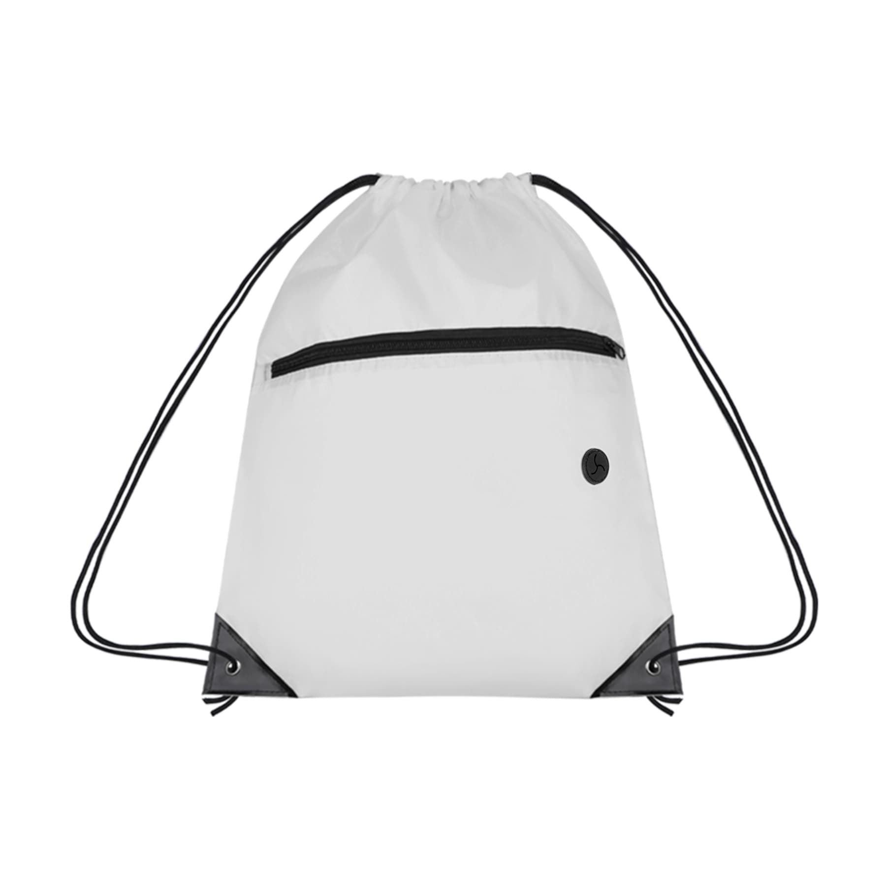 210D Cinch Bag w/Zipper pocket & Earbuds Slot thumbnail 4