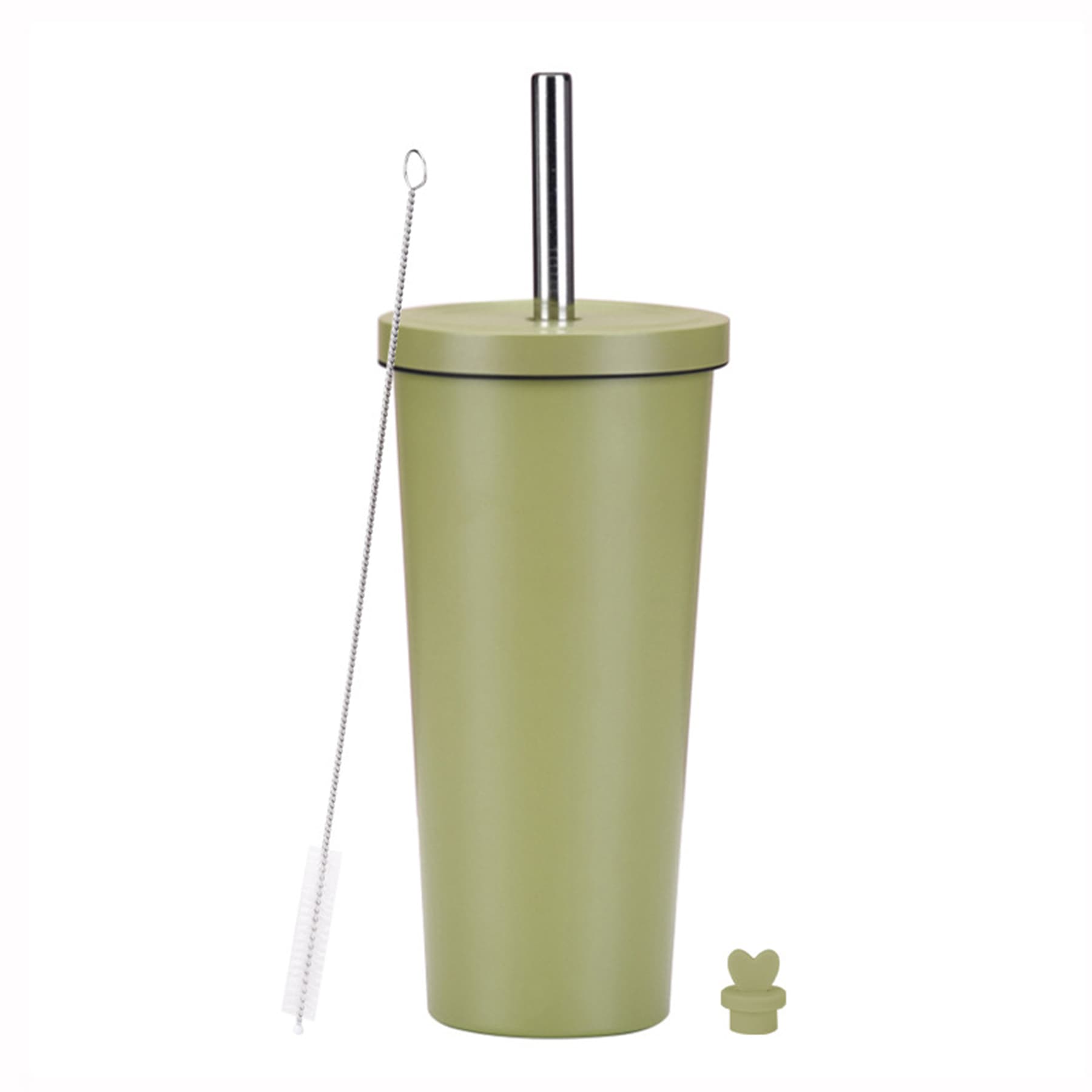 24 oz. Insulated Tumbler Cup with Straw thumbnail 20