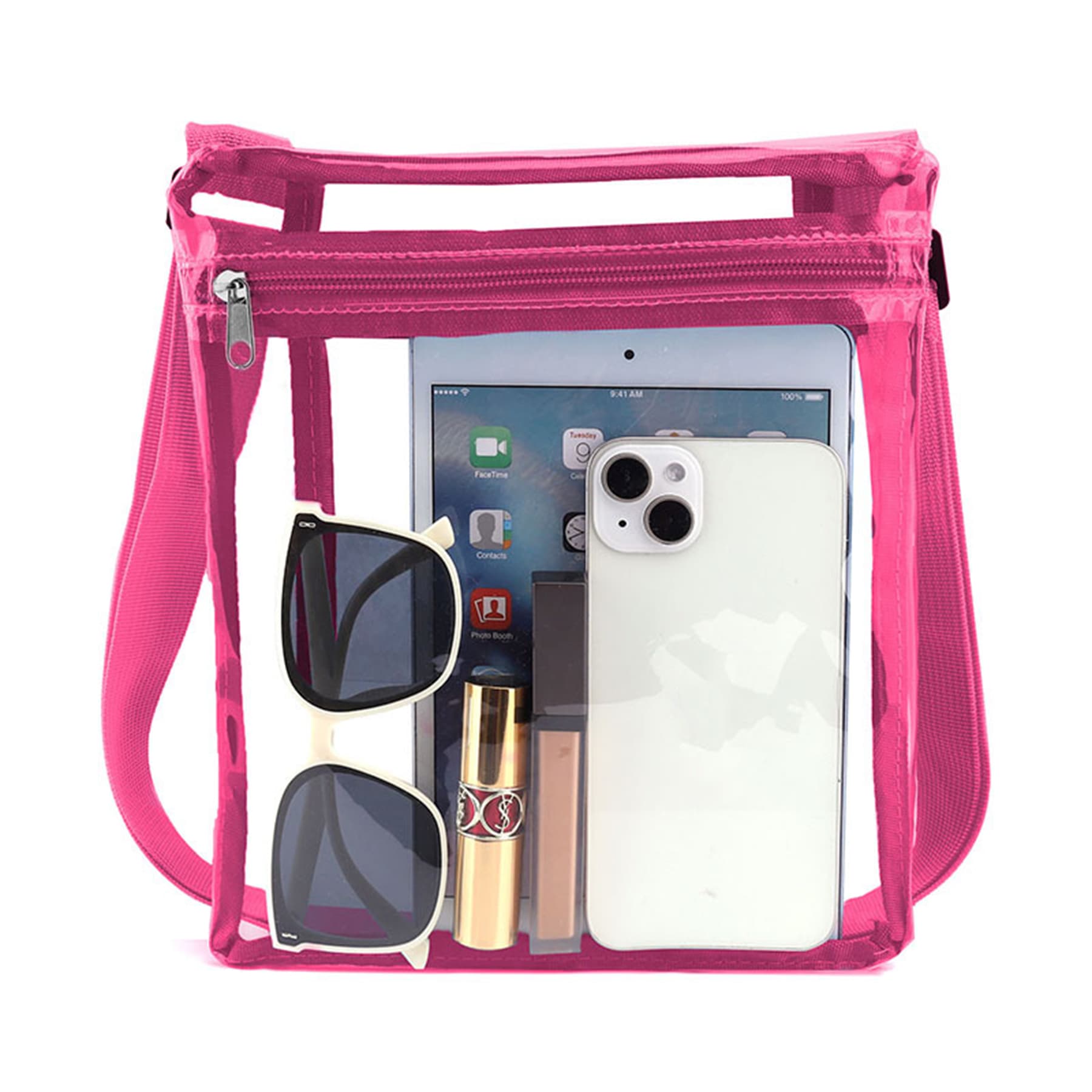 Pvc Transparent Crossbody Single Shoulder Bag thumbnail 13
