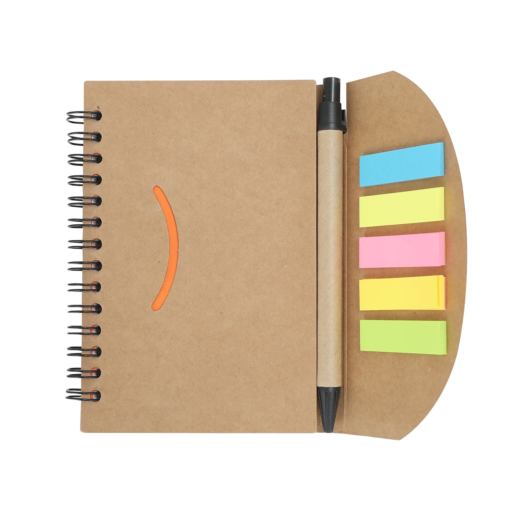 Kraft Cover Note Book Kit with Sticky Flags thumbnail 2