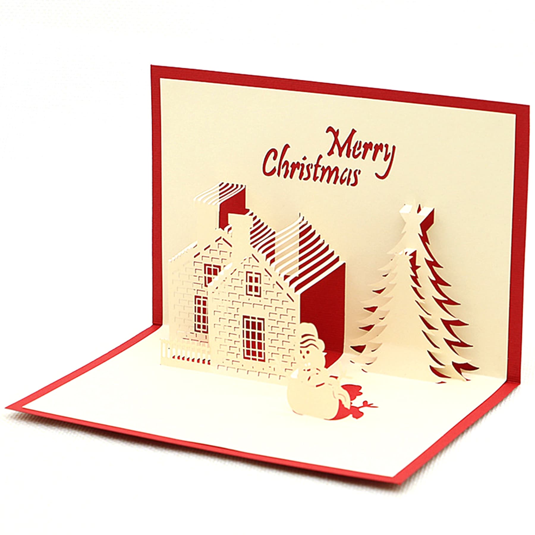 Paper Sculpture Christmas Card thumbnail 4
