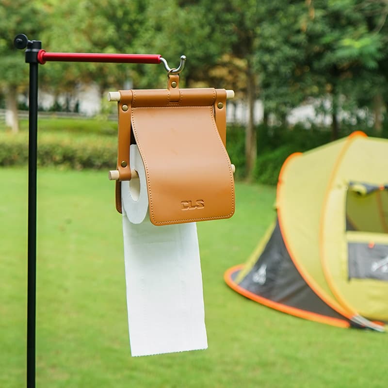 PU Leather Toilet Paper Case Camping Tissue Holder thumbnail 3