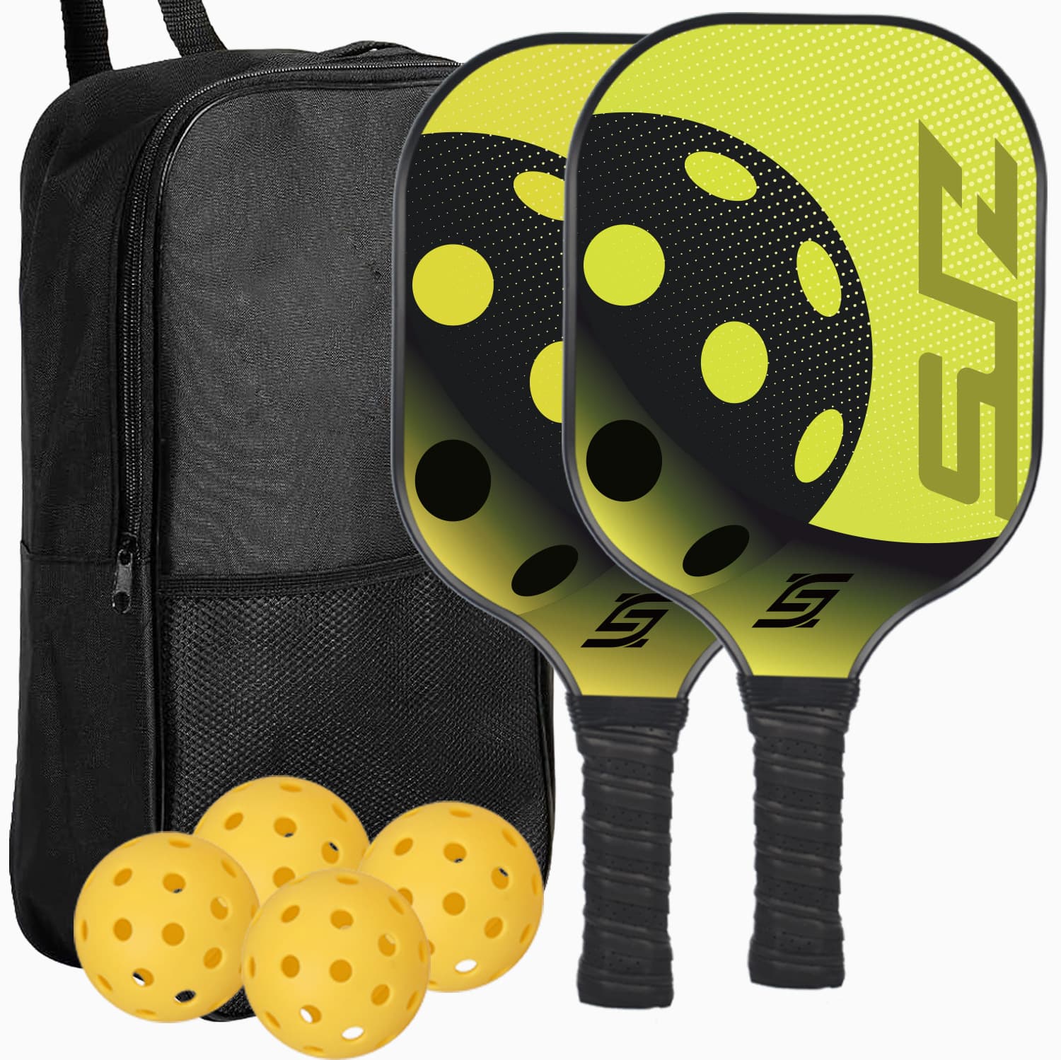 Wood Pickleball Paddles Set of 2 thumbnail 3