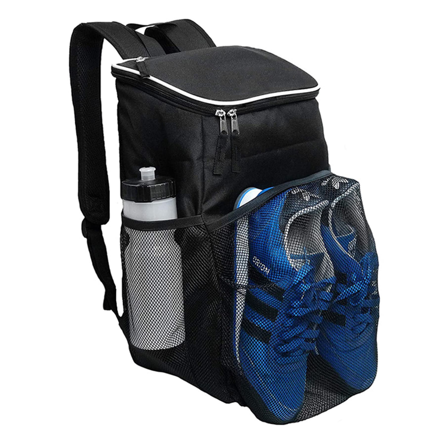 Sports Workout Gym Bag Backpack W/ Ball Equipment Pocket thumbnail 3