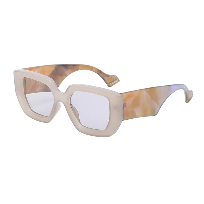 UV Protection Unisex Vintage Square Sunglasses thumbnail 4