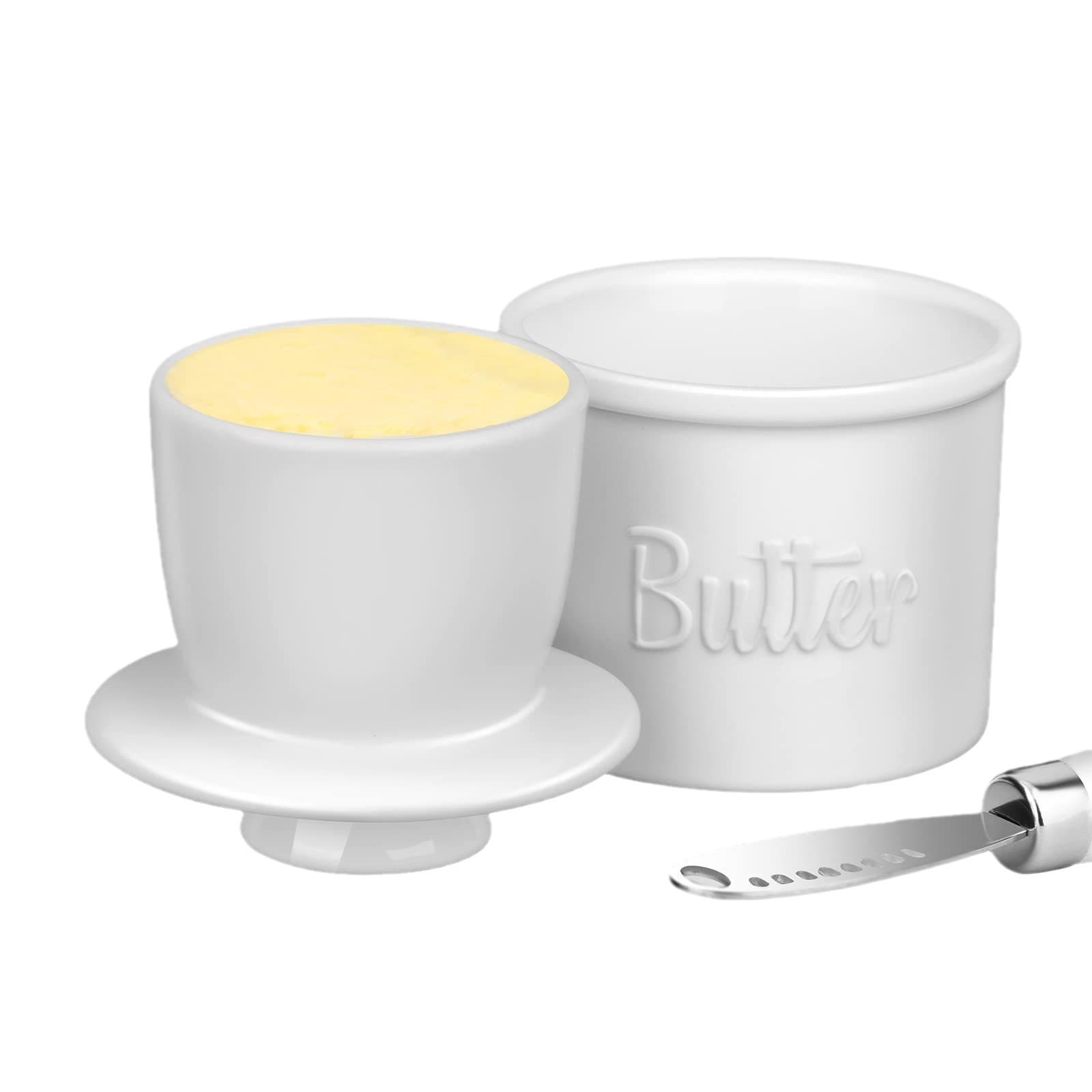Custom 10 OZ. Ceramic Butter Dish & Storage Container Jar thumbnail 3