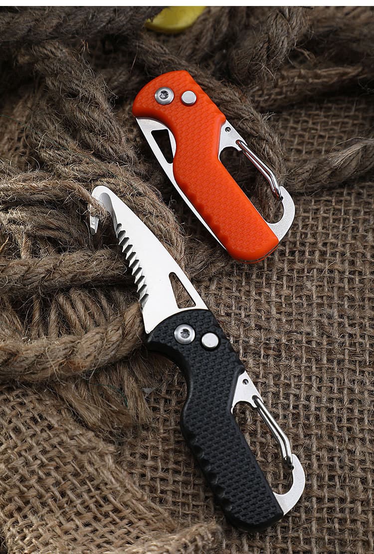 Safety And Useful Compact Mini Folding Keychain Knife thumbnail 3