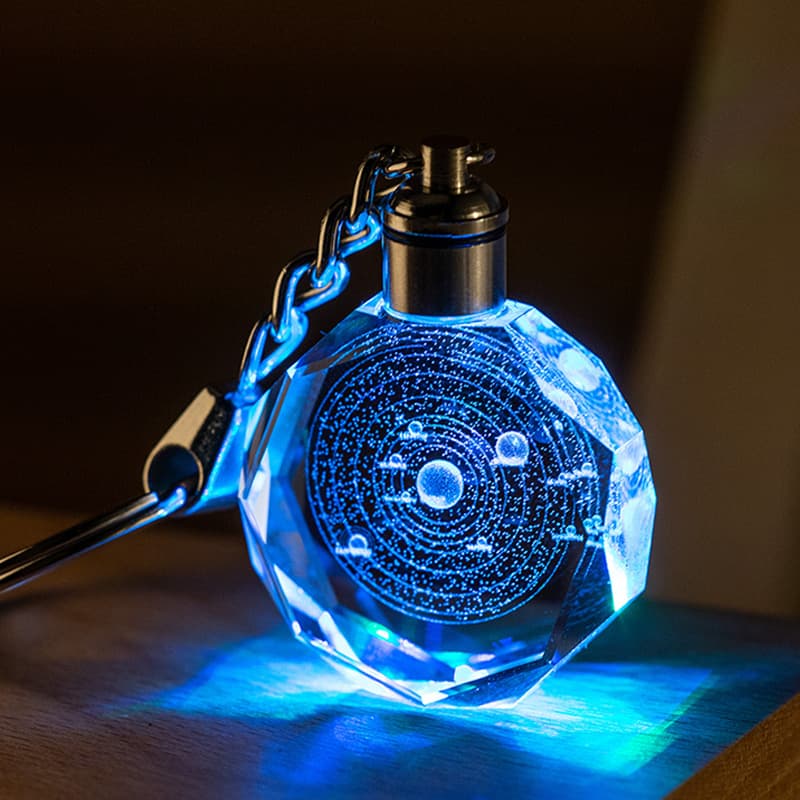 LED Light Crystal Key Chain thumbnail 4